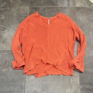 *Free People* Orange Cozy sweater